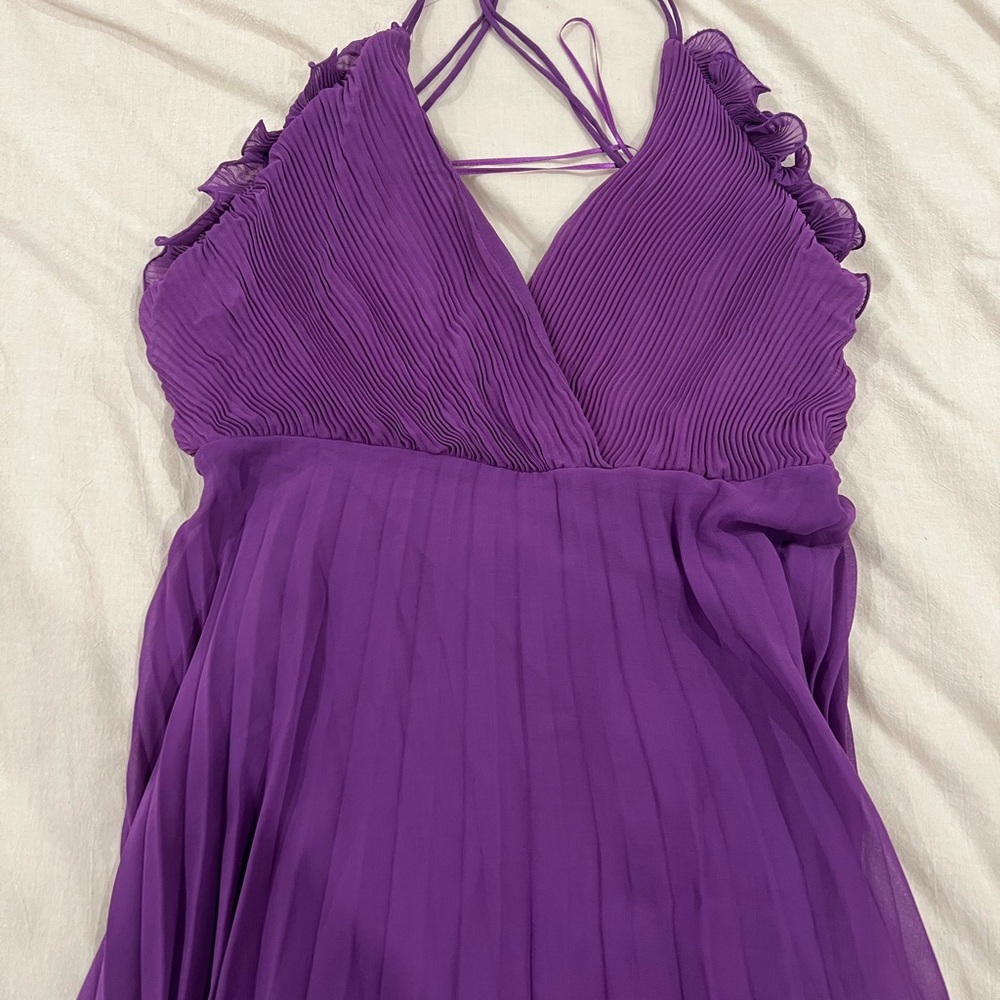 Zara open back dress